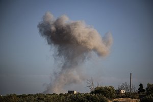 Rusija skelbia Sirijoje nukovusi „iki 200 kovotojų“