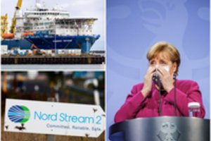 A. Merkel: „Nord Stream 2“ dujos – ne ką blogesnės už kitaip iš Rusijos gaunamas