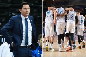 Kai džiaugsmą keičia nerimas: Š. Jasikevičių pranokęs X. Pascualis prabilo apie A. Gudaičio netektį