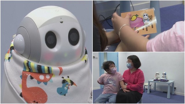 Honkonge sukurta ypatinga programa: robotai padeda autizmu sergantiems vaikams socializuotis