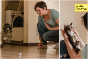 Katinėlio nuotraukos net nupurtė: išbadytos akys, kaulėtas kūnelis, bet pora ryžosi išgelbėti Žvirbliuką