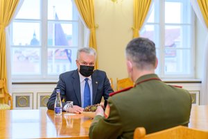 Lietuvos kariuomenės vadas apie situaciją Ukrainoje: kilus konfliktui, tai paveiktų mūsų saugumą ir veiksmus