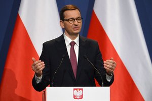 Lenkijos premjeras M. Morawieckis: raginame Vokietiją atsisakyti „Nord Stream 2“