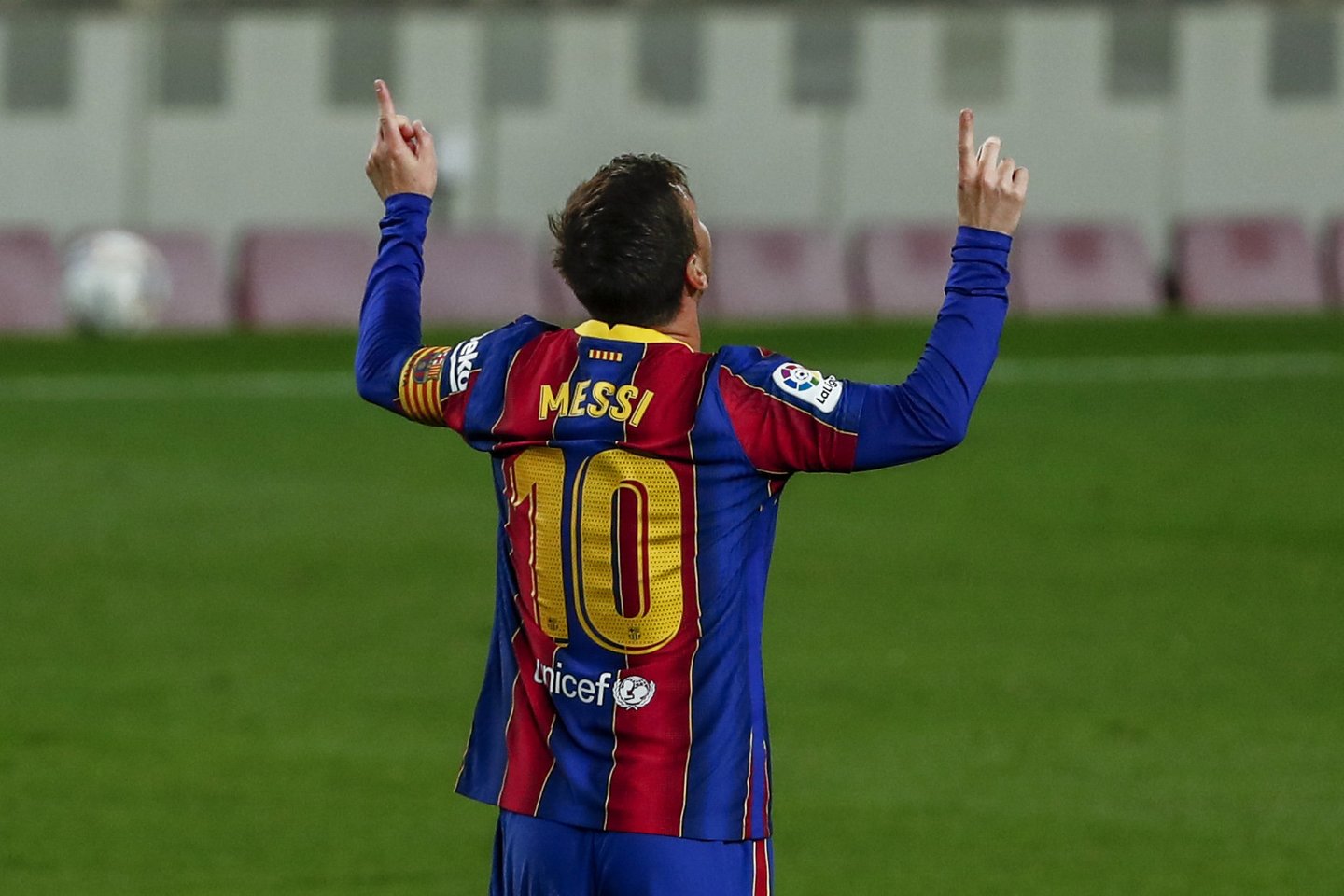  L.Messi įmušė dukart.<br> AP/Scanpix nuotr.