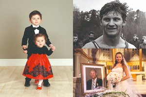 Buvusio „Žalgirio“ stadiono direktoriaus dukra pasakoja vaikams apie senelį, kurio jie nėra matę