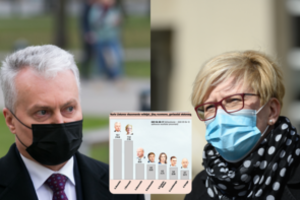Naujausi reitingai: ryškus G. Nausėdos krytis ir rinkėjų signalai ministrų kabinetui