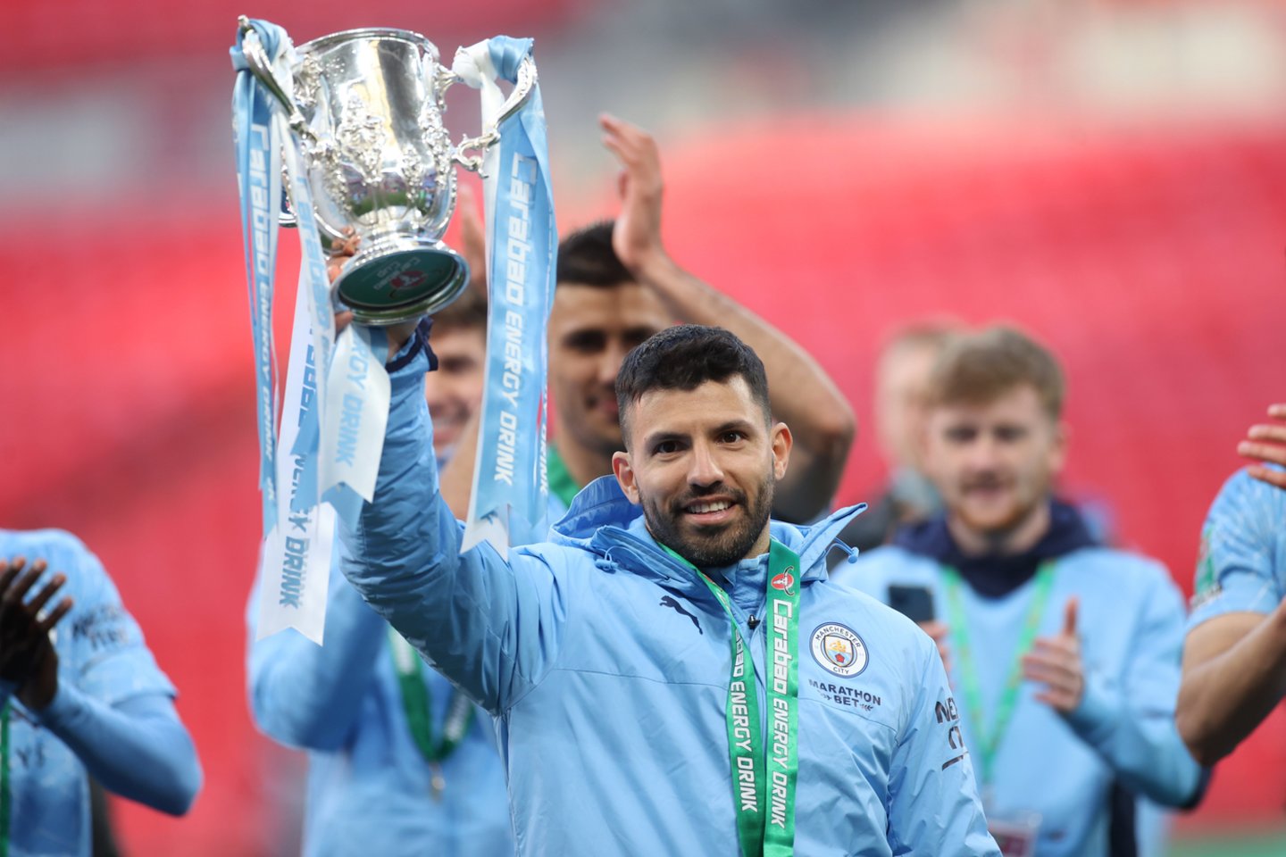 „Manchester City“ apgynė taurę.<br>Reuters/Scanpix.com nuotr.