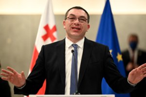 Gruzijos parlamento posėdyje pirmąkart nuo lapkričio dalyvauja opozicijos deputatai