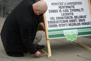Premjerė: verta svarstyti siūlymą išpirkti „Belorus“ sanatoriją