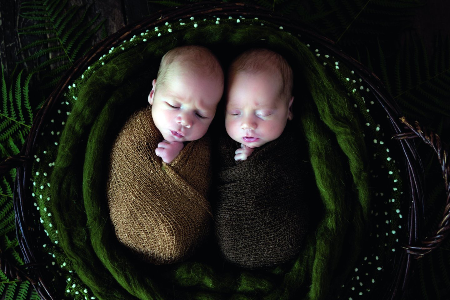 Indrė ir Artūras Simonovai dvynių Neimanto ir Melano gimimą vadina likimo dovana.<br>R.Alejun nuotr.
