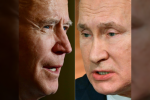 J. Bidenas: pasakiau V. Putinui, kad „jų veiksmai turi pasekmių“