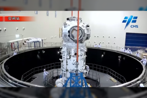 Kinija paleido pirmąjį savo naujos kosminės stoties modulį