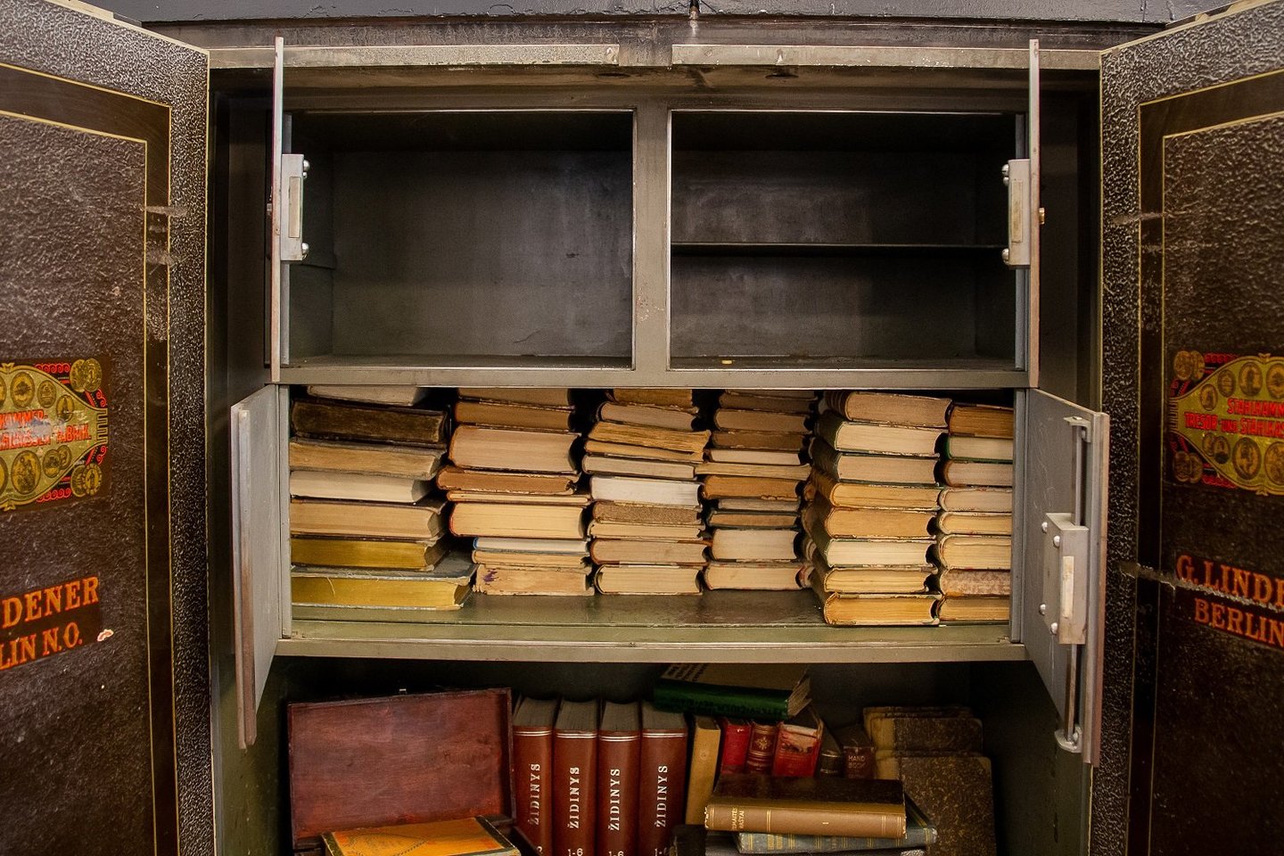  Kauno Vinco Kudirkos viešojoje bibliotekoje rastas senovinių knygų lobis.<br> Bibliotekos archyvo nuotr.