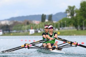 M. Valčiukaitė ir D. Karalienė pasaulio taurės etape laimėjo trijų įgulų lenktynes: „Gerai, kad bent tiek buvo“