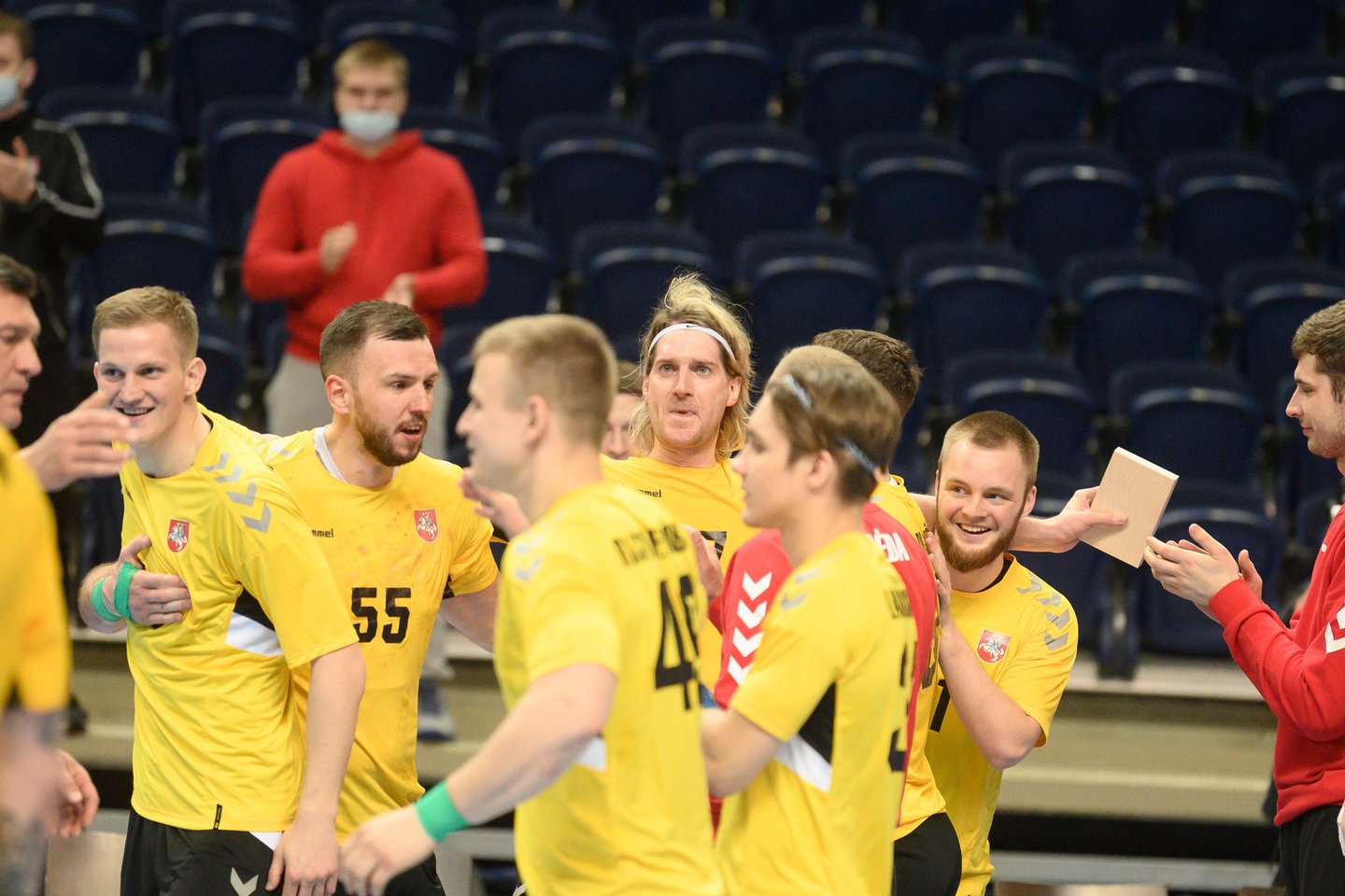 Lietuvos rankinio rinktinės laukia lemiamas mačas Portugalijoje.<br>V.Skaraičio nuotr.