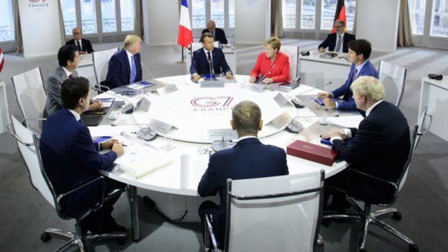 Didžiojo septyneto valstybių susitikime – Rusijos grėsmės ir propagandos klausimas