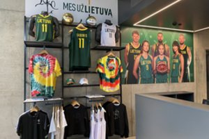 LKF pristatė naujovę: duris atvėrė rinktinės atributikos parduotuvė
