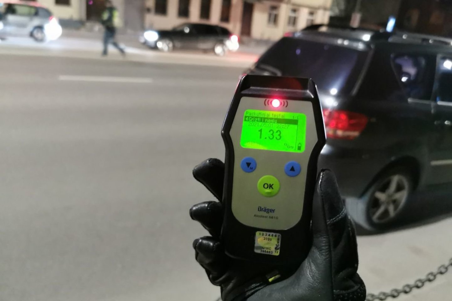 Per savaitę Kelių patrulių kuopos pareigūnai mobiliaisiais greičio matavimo prietaisais užfiksavo 696 greičio viršijimo atvejus.<br>Pranešėjų spaudai nuotr.