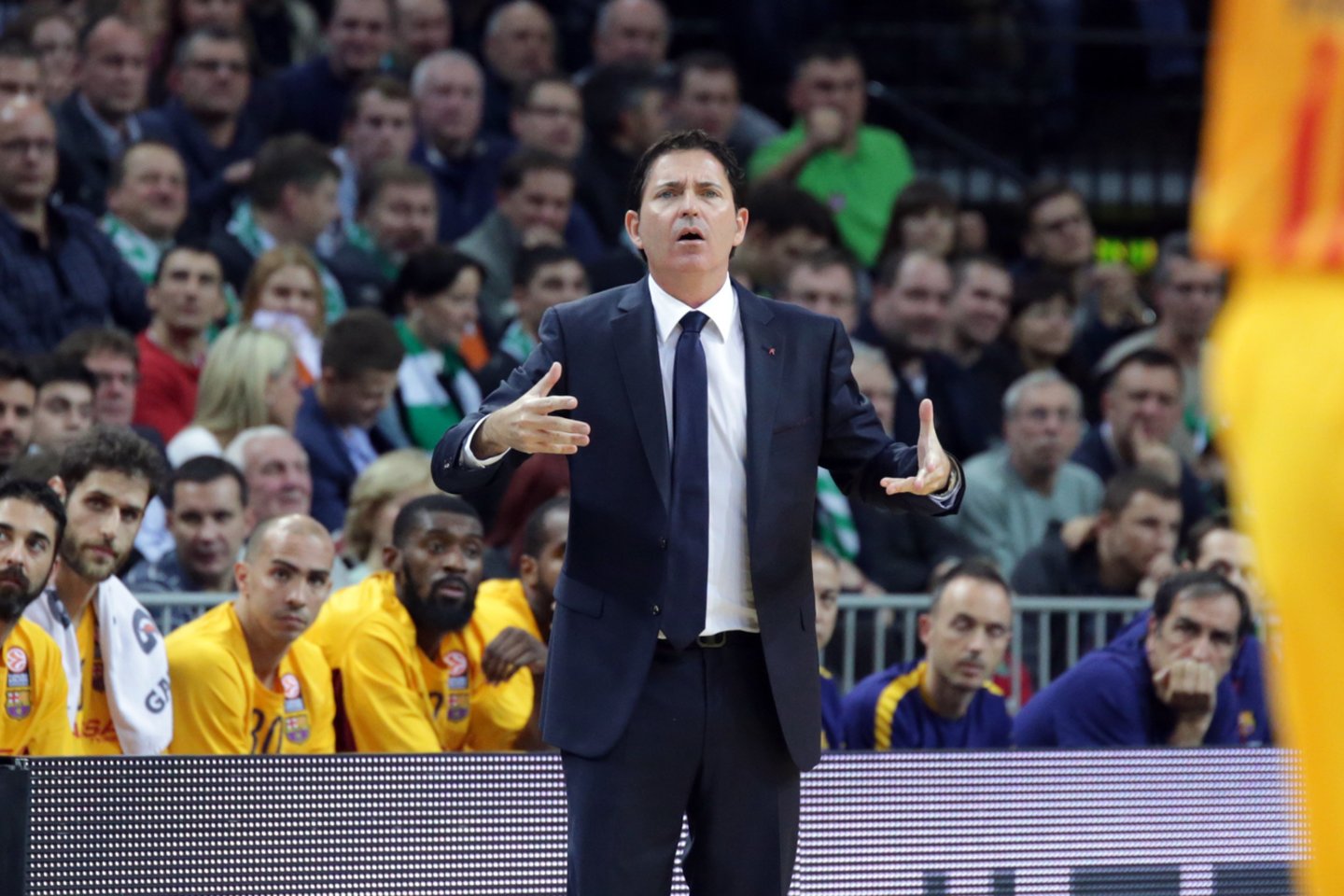 Xavi Pascualis metė iššūkį buvusiai komandai.<br>P.Mantauto nuotr.