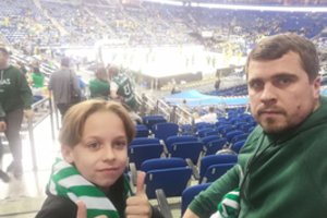 Dešimtmetis „Žalgirio“ sirgalius Arnas: „Mano didžiausias noras, kad į areną sugrįžtų žiūrovai“