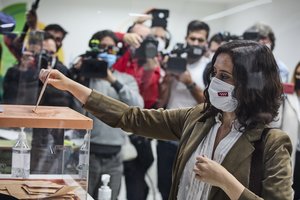 Madrido regiono gyventojai renka naują parlamentą