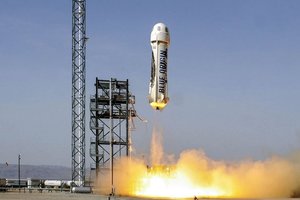 „Amazon“ įkūrėjo įmonė pirmą kartą į kosmosą iškels žmones