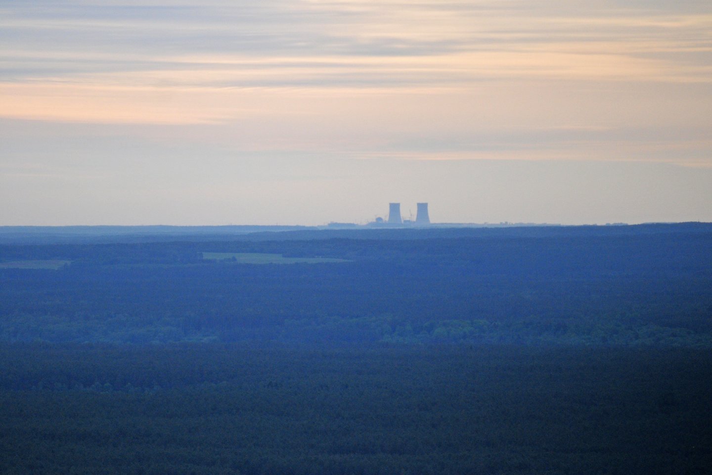 Astravo AE pirmasis energijos blokas vėl įjungtas į Baltarusijos energetikos sistemą.<br>A.Vaitkevičiaus nuotr.