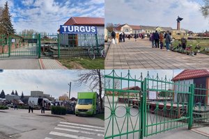 Nors turgaviečių veikla jau leidžiama, ūkininkai prekiauti dar negali: ant turgaus vartų – spyna