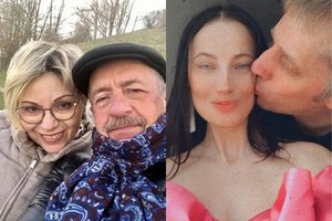 Asmenukėse – Jelenos Tulčinos gražūs žodžiai vyrui ir Sauliaus Prūsaičio bučinys