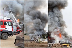 Kaune užsiliepsnojus didžiulei metalo krūvai – mokslininkės įspėjimas