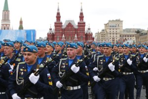 Maskvoje vyksta Pergalės paradas