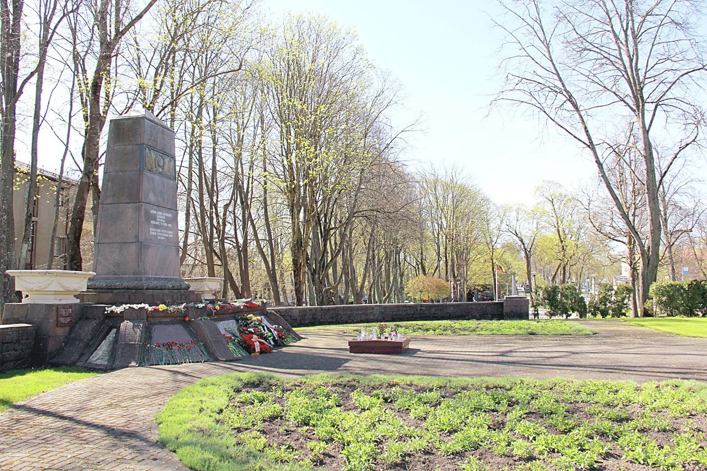 Palanga norėtų pertvarkyti sovietų karių palaidojimo vietą kurorto centre, tačiau to neleidžia daryti įstatymai.<br>V.Ščiavinsko nuotr.