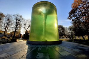 Sezoną atidaręs ir lankytojų laukiantis Butrimonių fontantas – vienintelis toks Lietuvoje