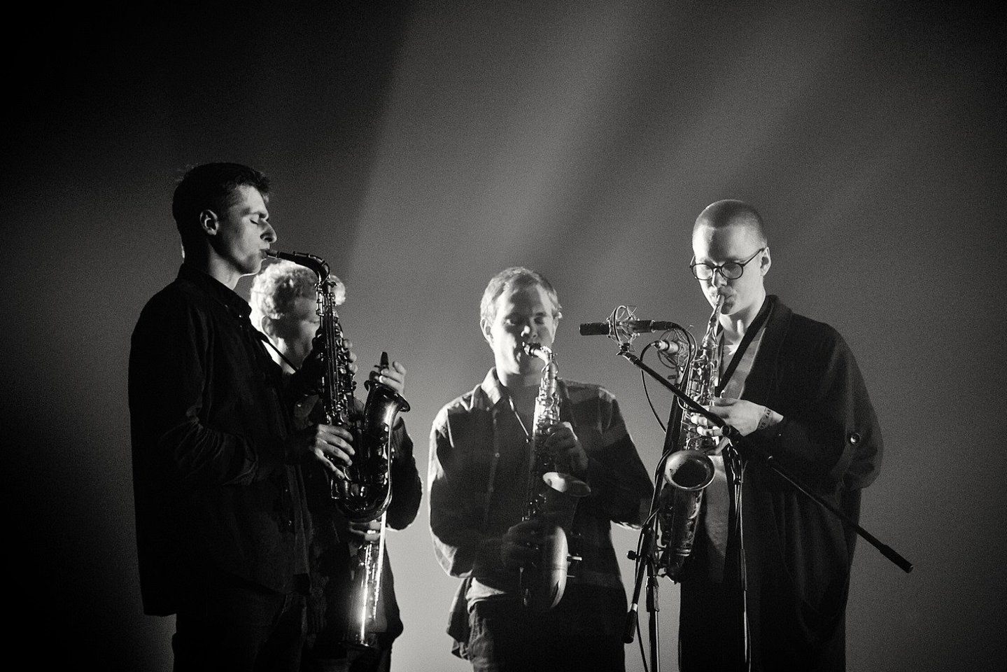 Keturių saksofonininkų kvartetas „Katarsis4“.<br>Festivalio nutor. 