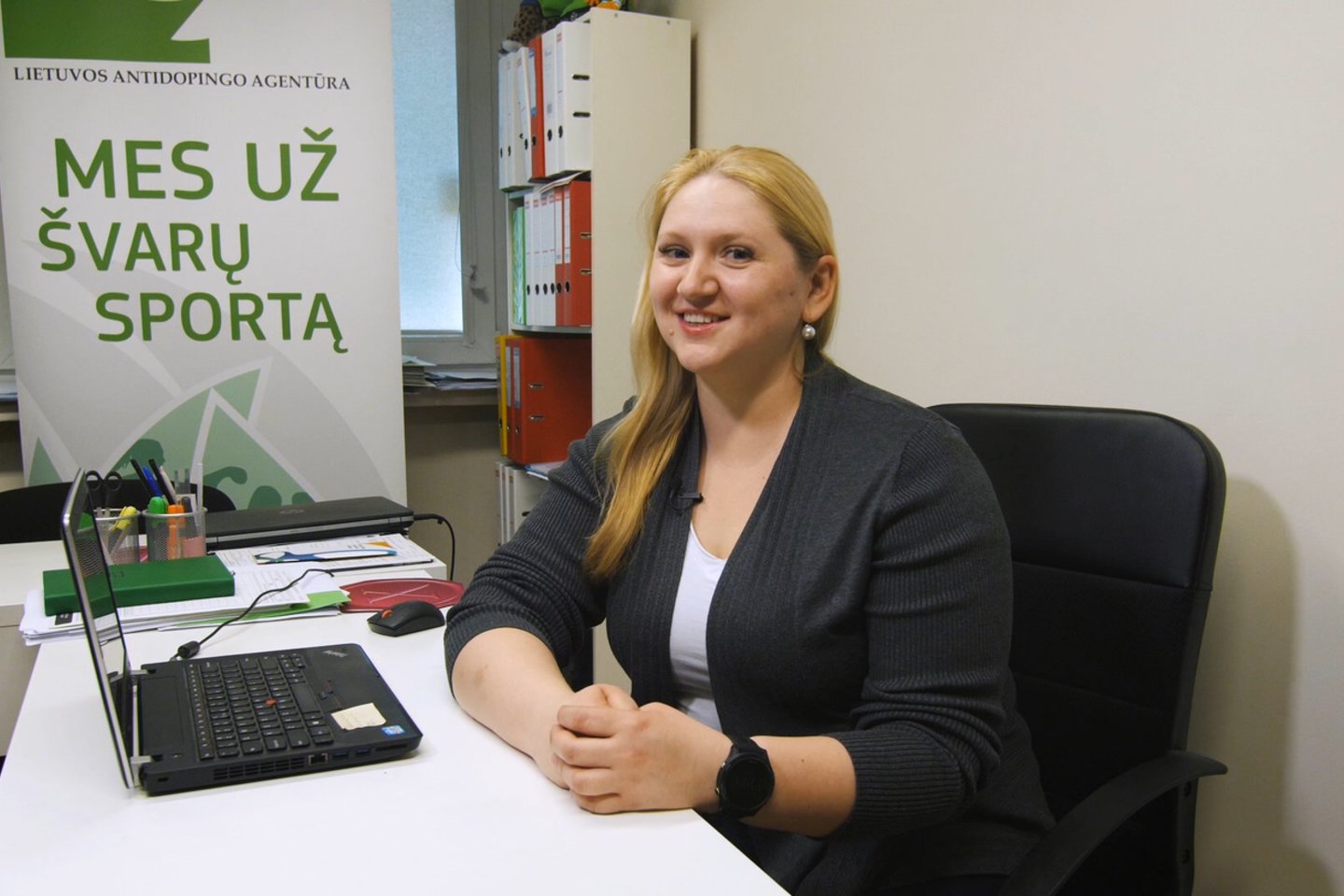 Lietuvos antidopingo agentūros atstovė Rūta Banytė papasakojo apie dopingą.<br>Organizatorių nuotr.