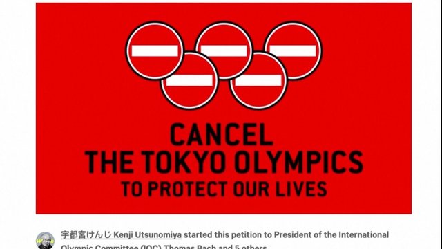 Tokijuje pateikta peticija dėl Olimpinių žaidynių atšaukimo: dauguma dėl pandemijos nepritaria olimpiados surengimui