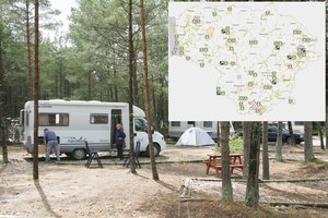 Sukūrė žemėlapį su stovyklavietėmis, kempingais ir poilsiavietėmis saugomose teritorijose
