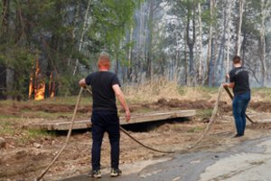 Sibire miško gaisrai sunaikino dešimtis vasarnamių