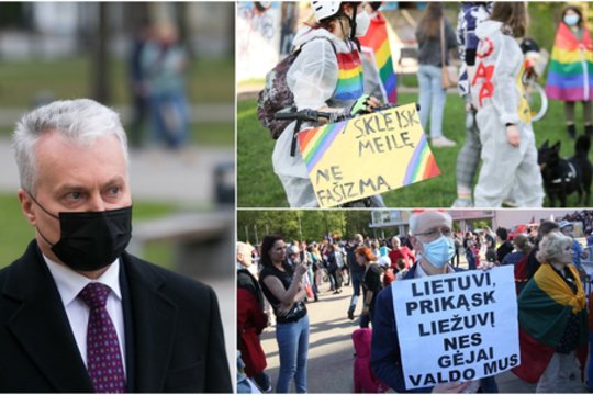 Įvertino, ką G. Nausėdos kalba „Šeimų marše“ reiškia Partnerystės įstatymo likimui