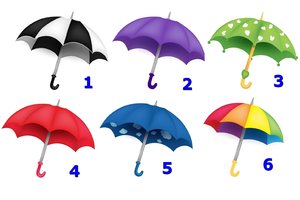 Pasirinkite skėtį: jis atskleis jūsų paslaptis