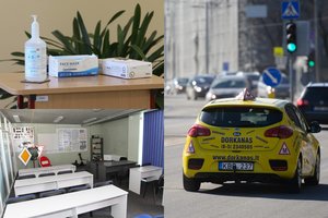 Vairavimo instruktoriams tenka tramdyti nepatenkintus mokinius – jie nenori dėvėti apsaugos priemonių