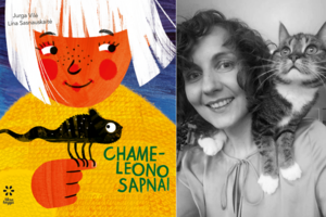 Vaikišką knygą iliustravusi L. Sasnauskaitė pasakė, be kurios spalvos neišsiverstų