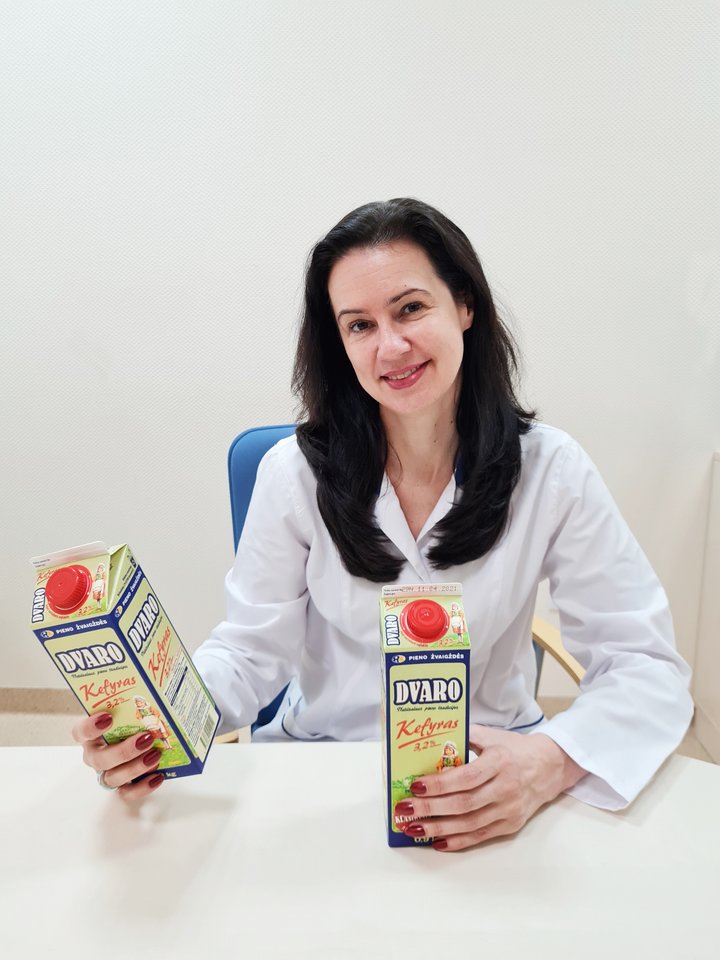 „Pieno Žvaigždžių“ Mažeikių pieninės filialo vyriausioji technologė Vilma Laukytė-Staniuvienė.