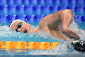 Nestabdo: D. Rapšys antru rezultatu prasibrovė į Europos plaukimo čempionato pusfinalį