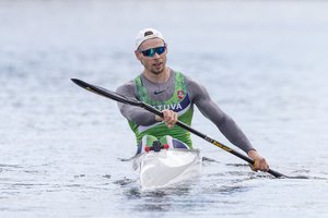 Į olimpinių atrankos varžybų finalus pateko trys Lietuvos baidarių ir kanojų irkluotojai