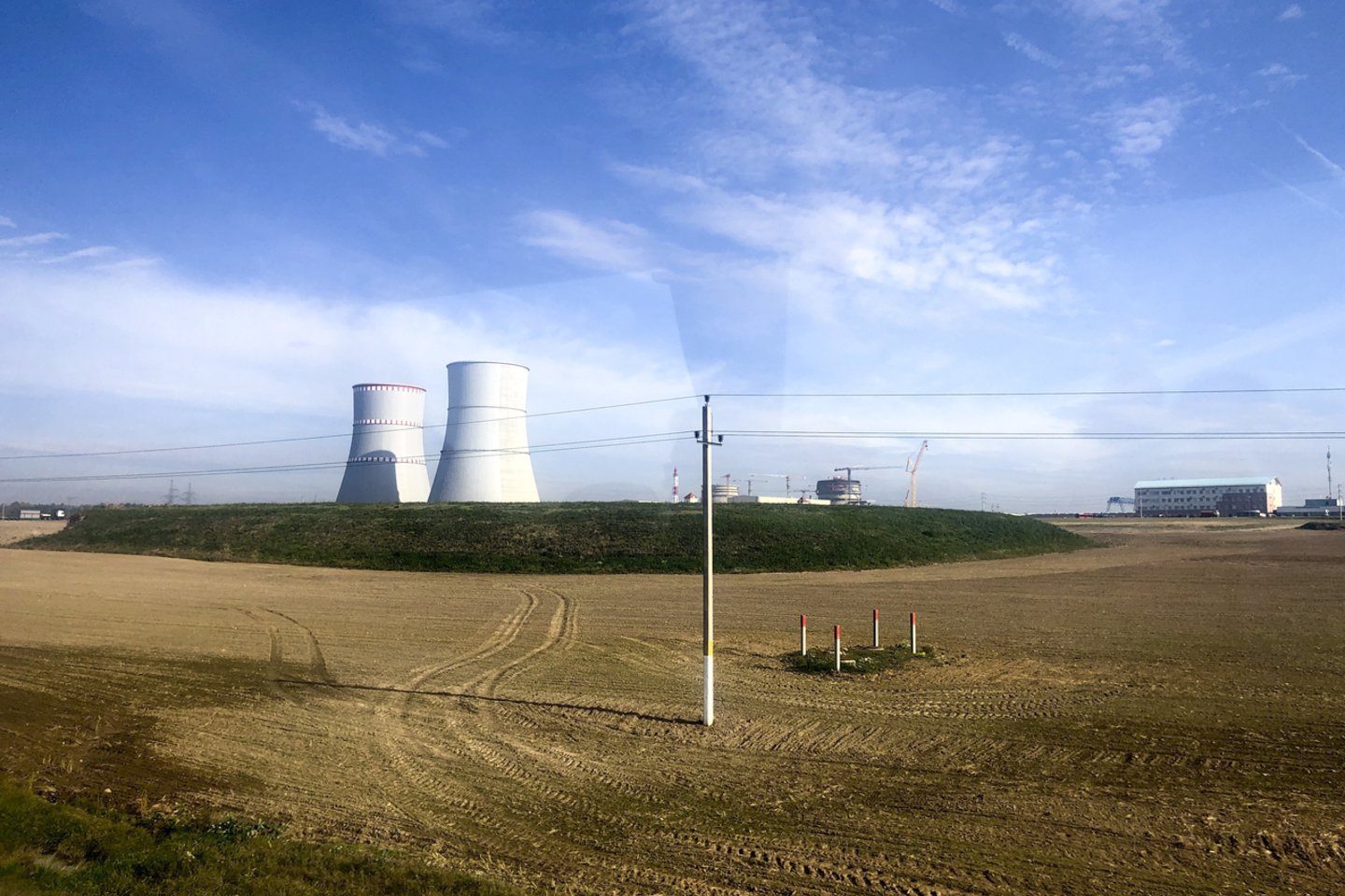 Baltarusija planuoja Astravo AE antrąjį reaktorių įjungti rudenį.<br>V.Ščiavinsko nuotr.