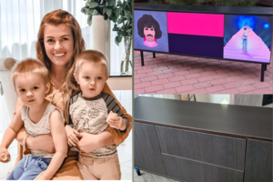 Pametinukų mama Marina rado verslo nišą: siūlo baldams padaryti pribloškiantį makiažą