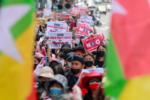 Mianmare bus likviduota Aung San Suu Kyi partija