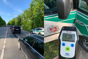 Savaitgalį džiugiomis nuotaikomis pasitiks ne visi: penktadienio reido metu policija jau patikrino pusantro tūkstančio vairuotojų