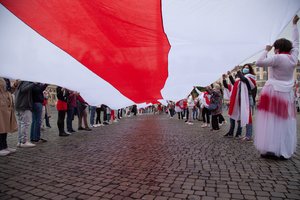 Baltarusijos Breste 13 žmonių nuteista dėl dalyvavimo protesto akcijose po rinkimų